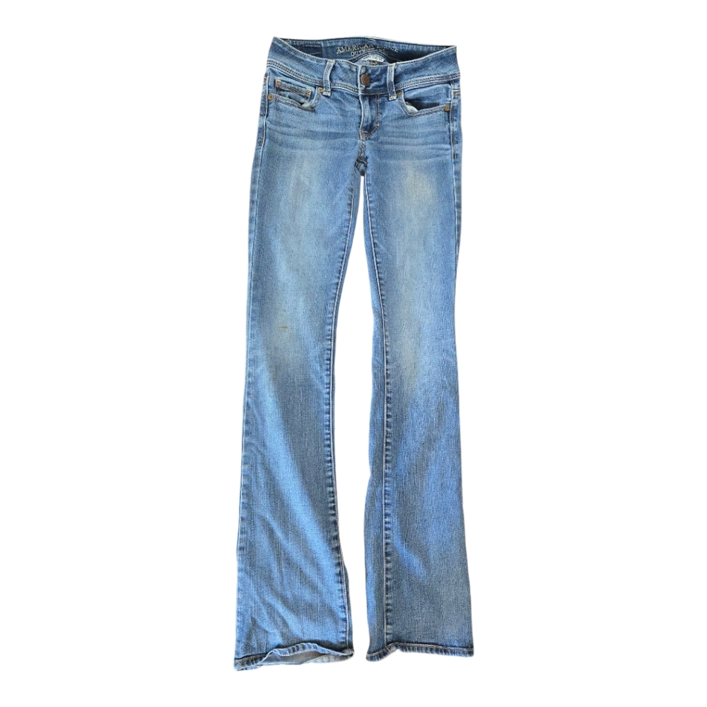 American Eagle Outfitters Women's Boot Cut Jeans - Light Blue